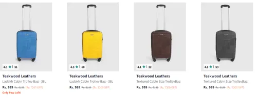 Image of Teakwood Ladakh Cabin Bag Starting At @₹999