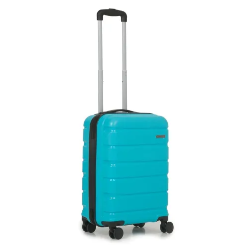 Image of TEAKWOOD LEATHERS Unisex 8 Wheels Trolley Bag