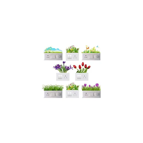 Image of Techgifti™ Baby Room Grass and Flowers Switch