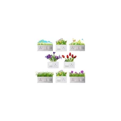 Techgifti™ Baby Room Grass and Flowers Switch