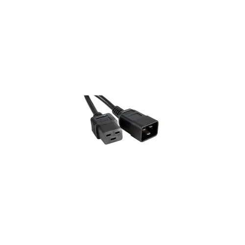 Image of Technotech Male to Female Server Computer AC Power Cord 3Meter Cable Black