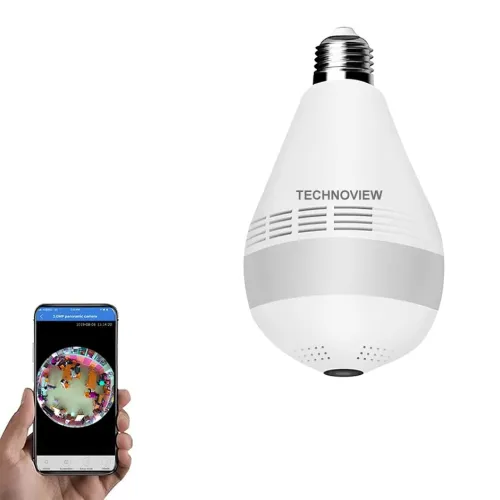 Image of TECHNOVIEW Fisheye 360 Degree Smart WiFi Wireless Light Bulb