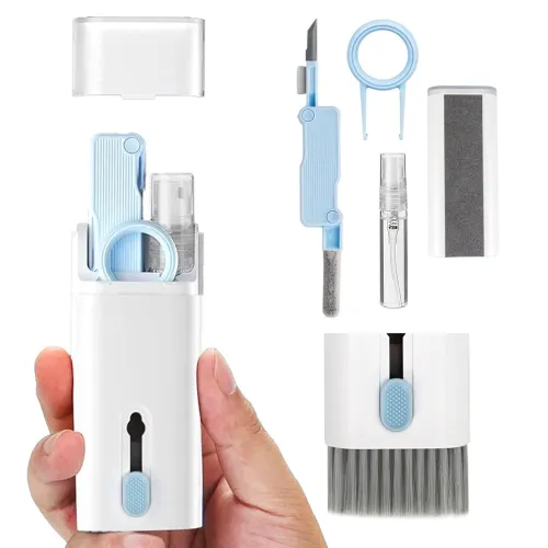 Image of Technuv 7 in 1 Laptop Cleaning Brush, Keyboard Cleaning kit