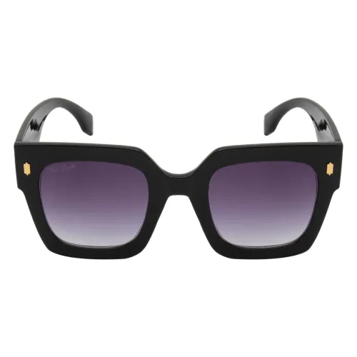 Image of Ted Smith Men's Women's UV Protection Acetate Square Sunglasses