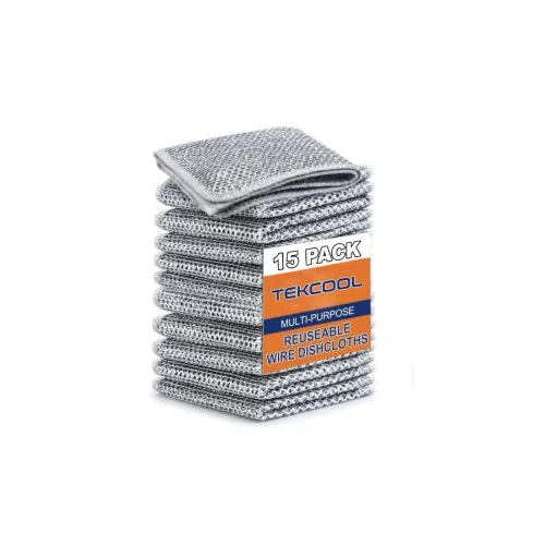 Image of TEKCOOL (15 Pack) Non-Scratch Dish Wash Cloth
