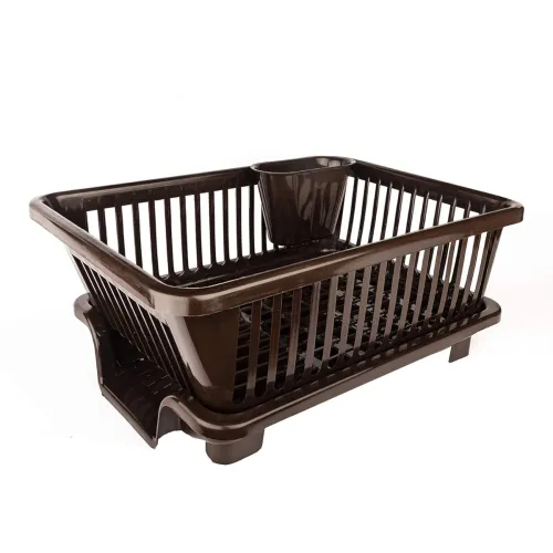 Image of TEKCOOL Plastic Durable Kitchen Drainer Dish Rack Organizer
