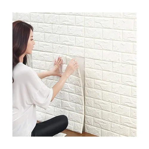 Image of TEKCOOL Self-Adhesive Waterproof PE Foam 3D Wall Panels Wallpaper