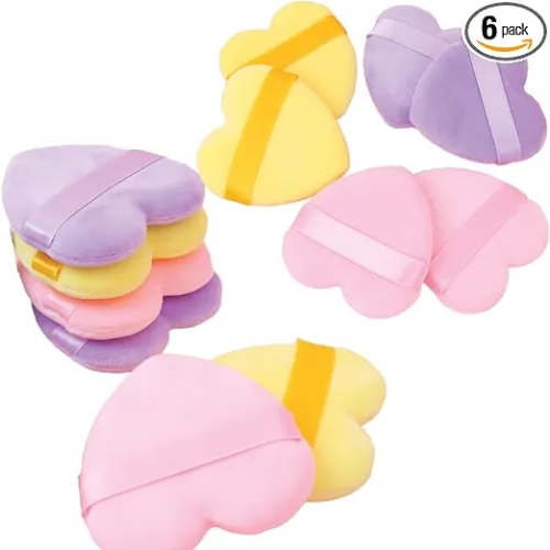 Image of TEMPERIA (6 Pcs) Powder Puff for Women