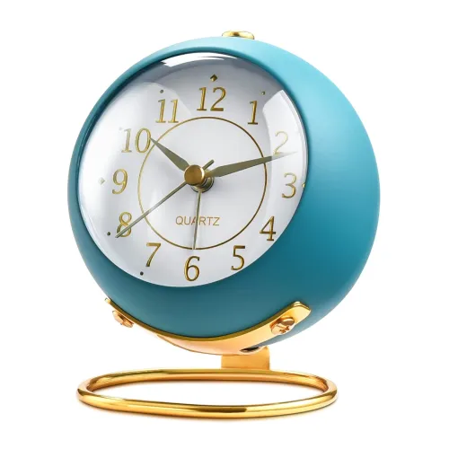 Image of Tetino Alloy Steel Analog Alarm Clocks,