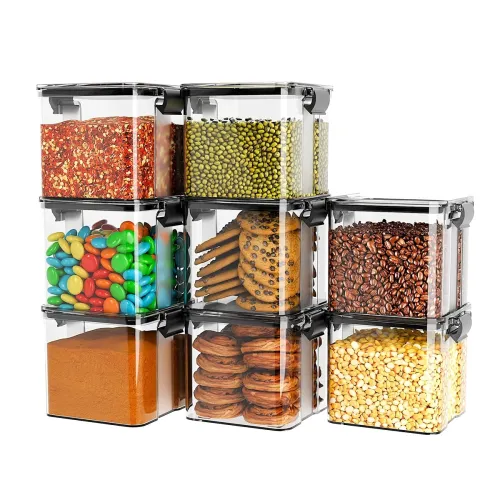 Image of TEX-RO Air Tight Kitchen Storage Containers 700ml Set of 4