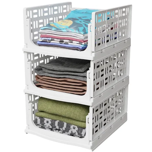 Image of TEX-RO Large Wardrobe Storage Organisers