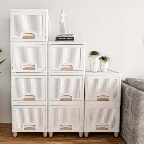 Image of TEX-RO Plastic Wardrobe For Clothes