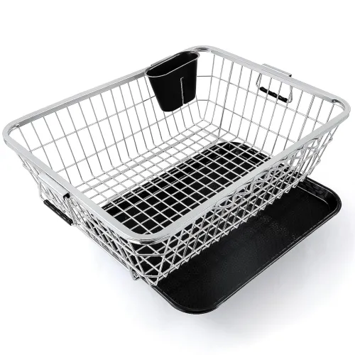 Image of TEX-RO Utensils Basket Drainer & Dish Drainer Basket for Kitchen