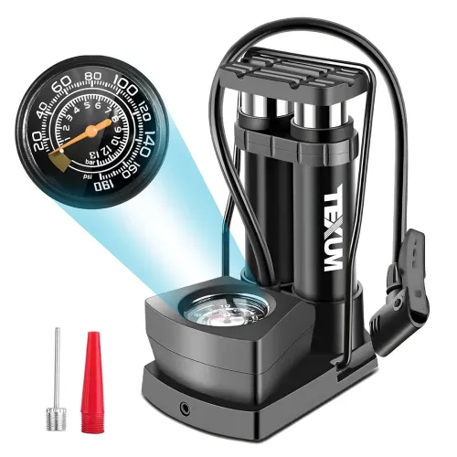 Image of Texum Portable HighPressure Double Cylinder Foot Activated AirPump