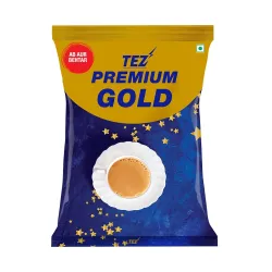 TEZ Premium Gold Assam Black Loose CTC Leaf Tea, 500 Grams Pouch