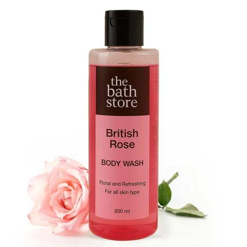 Image of The Bath Store Rose Body Wash 200ml