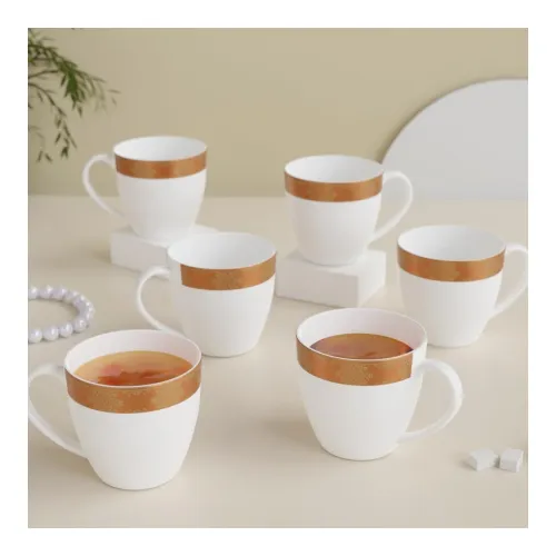 Image of The Earth Store Handcrafted Bone China Pearl White Tea