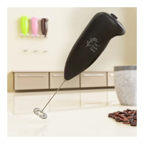 Image of The Earth Store Swifther Handheld Coffee Frother Electric Milk Frother for Lattes Shakes Mini Foamer