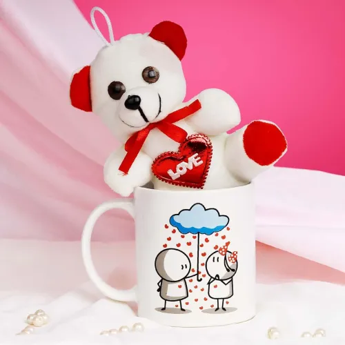 Image of The Earth Store Cuddle Mug with Teddy (350ml)