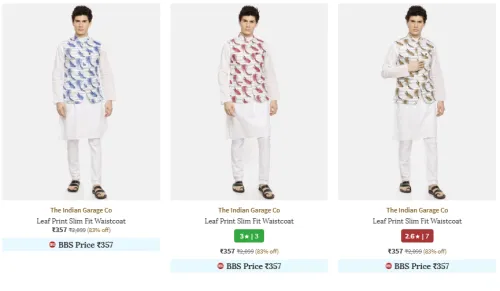 Image of The Indian Garage Co. Brand Men's Blazer @ Flat 83% Discount