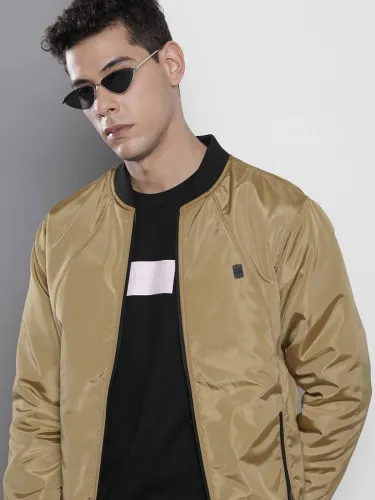 Image of The Indian Garage Co. Men Solid Casual Jacket