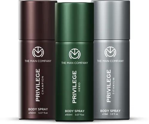 Image of THE MAN COMPANY Deodorant Spray - For Men(450 ml, Pack of 3)