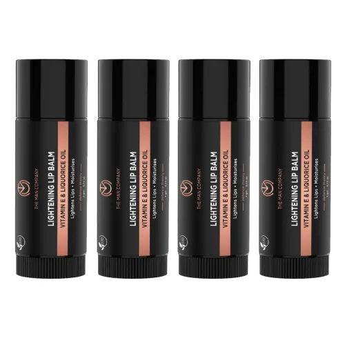 Image of THE MAN COMPANY Set of 4 Lightening Lip Balms