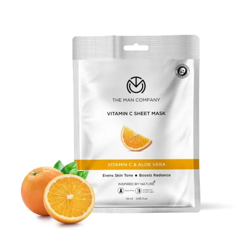 Image of The Man Company Vitamin C Sheet Mask 25ml