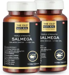 The Old Natural Salmega Triple Strength Salmon Omega-3 Fish oil Tablets
