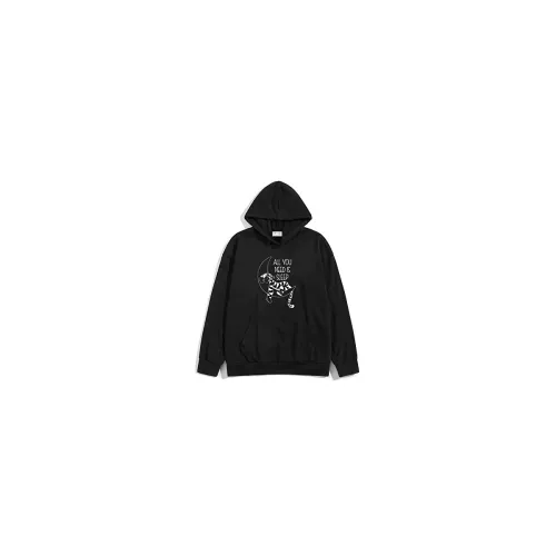 Image of The SV Style Random Print Graphic Print Pullover Hoodie