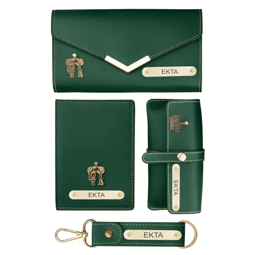Image of The Wallet Store Personalized Leather Clutch, Passport Cover