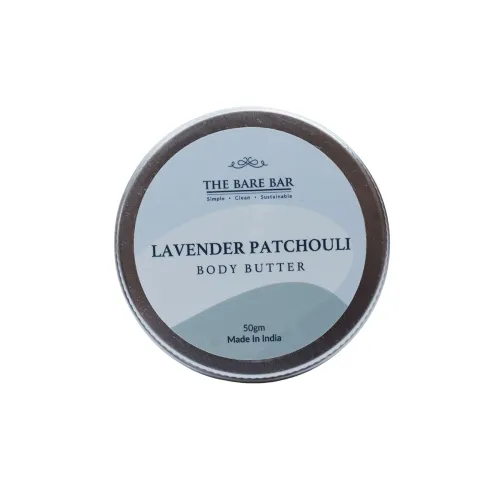Image of The Bare Bar Lavender Patchouli Body Butter for Dry Skin - 50gm