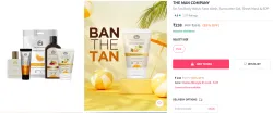 THE MAN COMPANY Body Wash, Face Wash, Sunscreen Gel