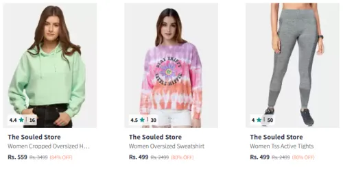 Image of The Souled Store Brand Women's Clothing Up to 84% Discount