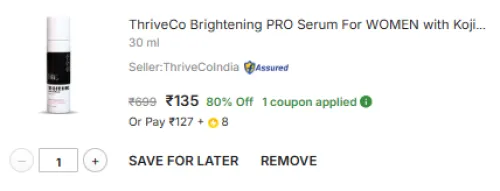 Image of ThriveCo Brightening PRO Serum For WOMEN