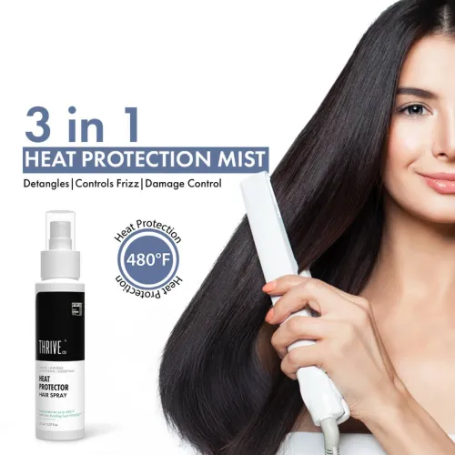 Image of ThriveCo Heat Protector Hair Spray for (150 ml)