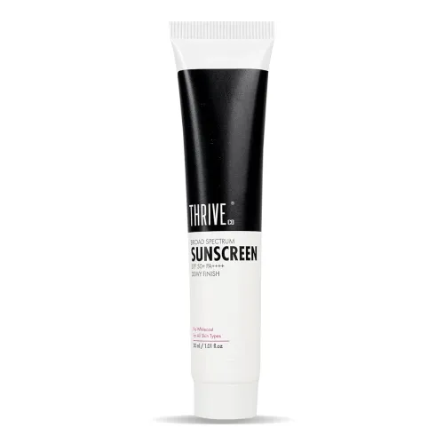 Image of ThriveCo Water-based Sunscreen | Broad Spectrum & Spf 50 Pa++++ | UV A & UV B Protection |