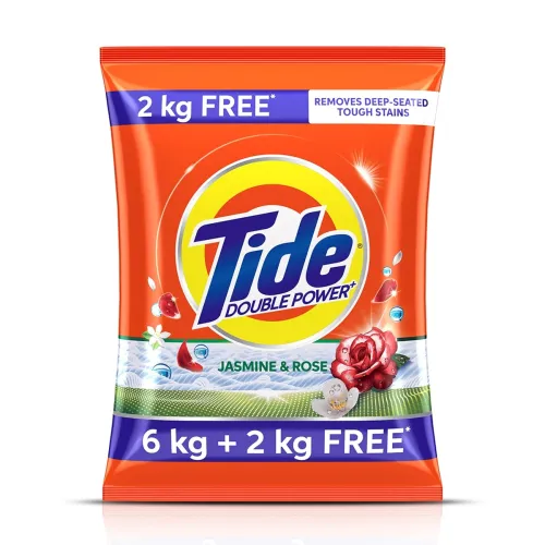 Image of Tide Plus Double Power Detergent 6kg + 2kg FREE