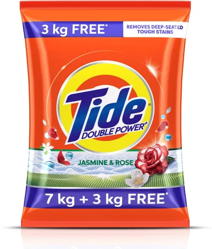 Image of Tide Plus Detergent Powder 7 kg (3 kg Extra in Pack) (Jasmine & Rose)