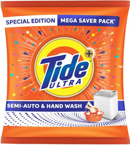 Image of Tide Ultra Semi-Auto & Hand Wash Detergent Powder (5 kg)