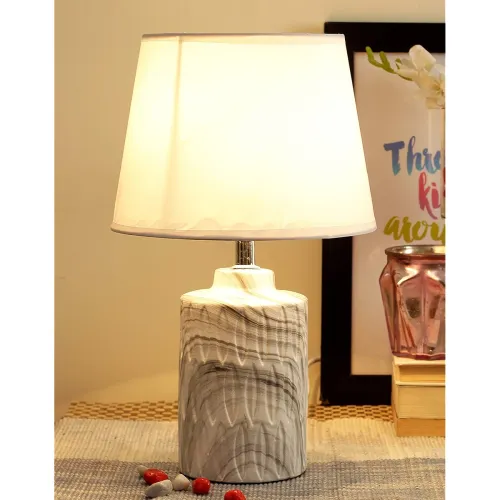 Image of TIED RIBBONS Home Decorative Conical Table Lamp