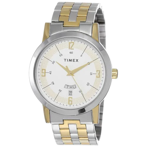 Image of TIMEX Classics Analog Silver Dial Men's Watch - TW000T120