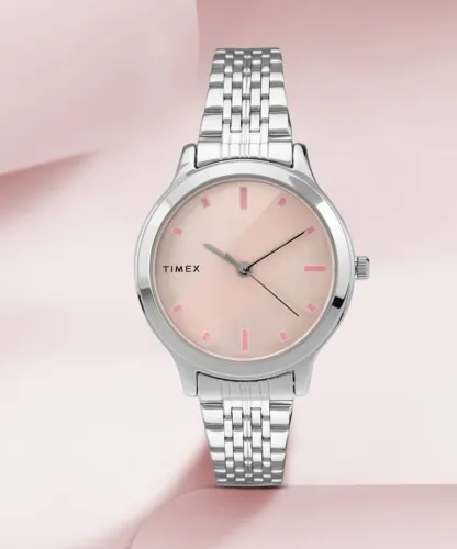Image of TIMEX Pink Dial Analog Watch