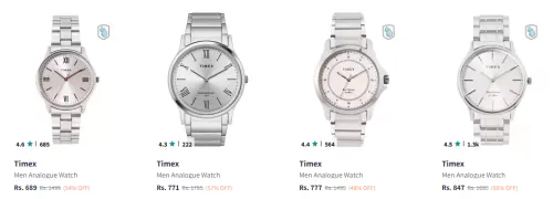 Image of Timex Watches Start @ ₹689
