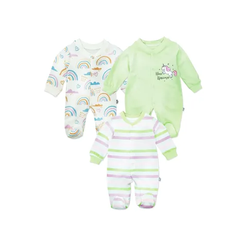 Image of TINYO Boy's Self Design Regular Fit Sleepsuit for Baby Kids