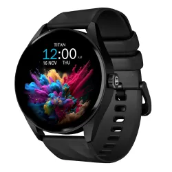 Titan Crest Premium Smartwatch, Black