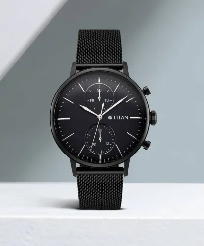 Image of Titan Light Leathers IV Analog Watch - For Men NQ90135NM01