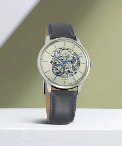 Image of Titan Mechanical Automatic Analog Watch - For Men 90195SL01