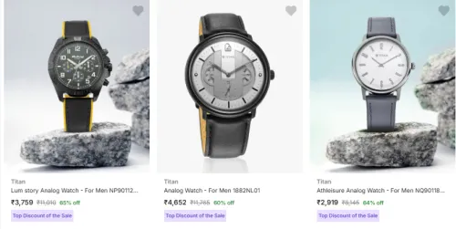 Image of Titan Men Analog Watch Upto 67% Discount