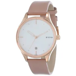 Titan Pastel Dreams Analog Leather Strap Watch for Women